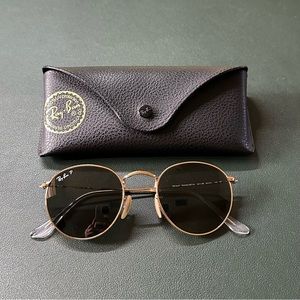 Ray-Ban Polarized Round Metal Glasses